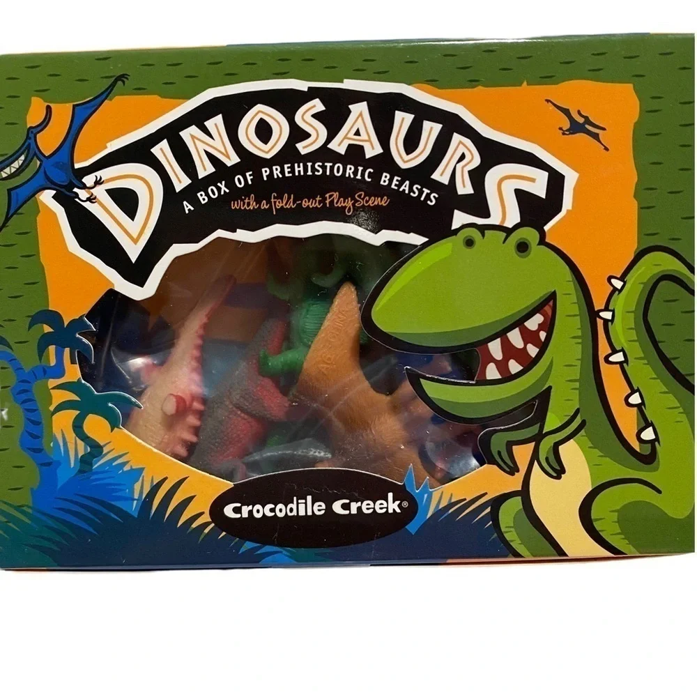 Crocodile Creek Box of Jungle Beasts Sea Creatures Dinosaur Figures